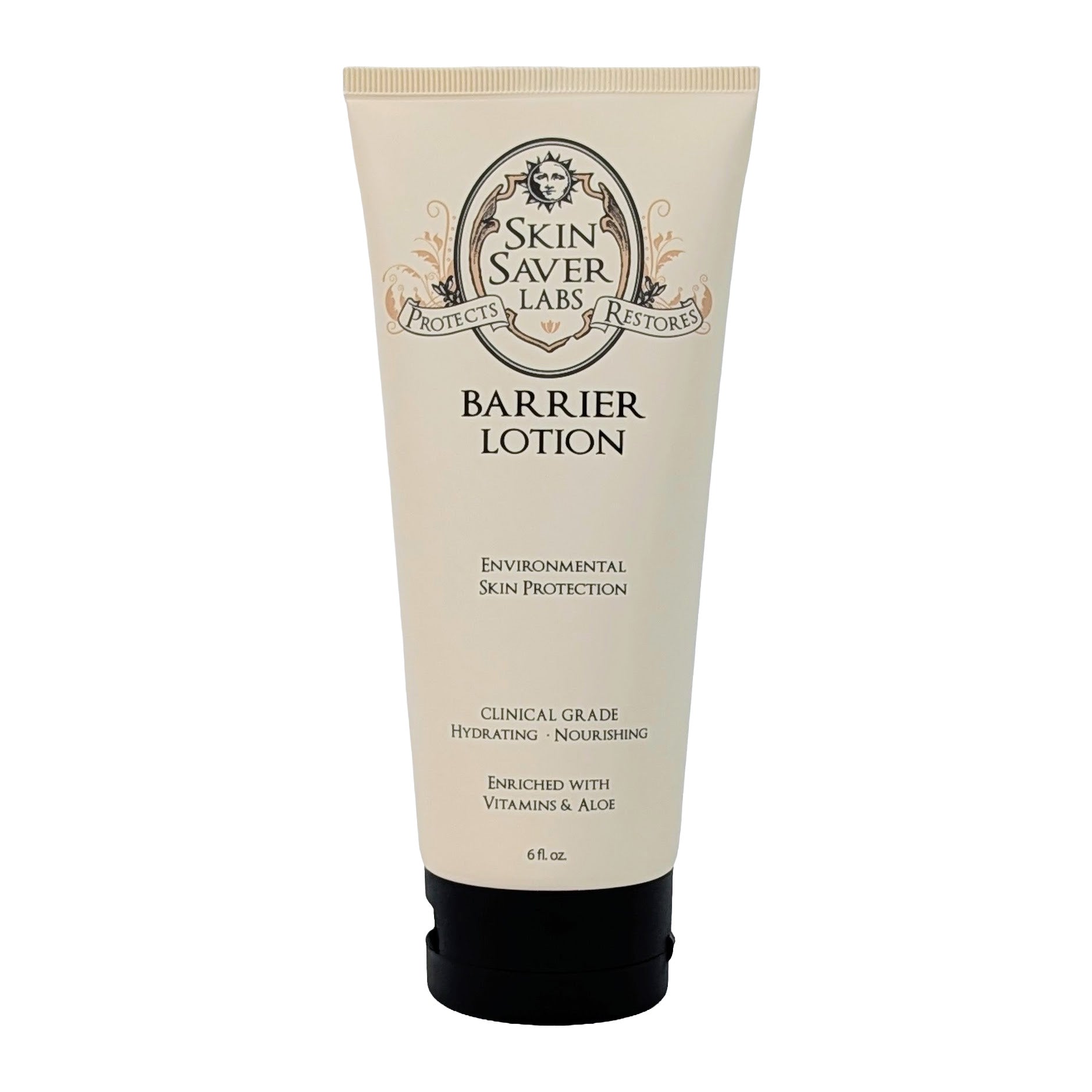 Tube of Skin Saver Labs Barrier Lotion on a white background