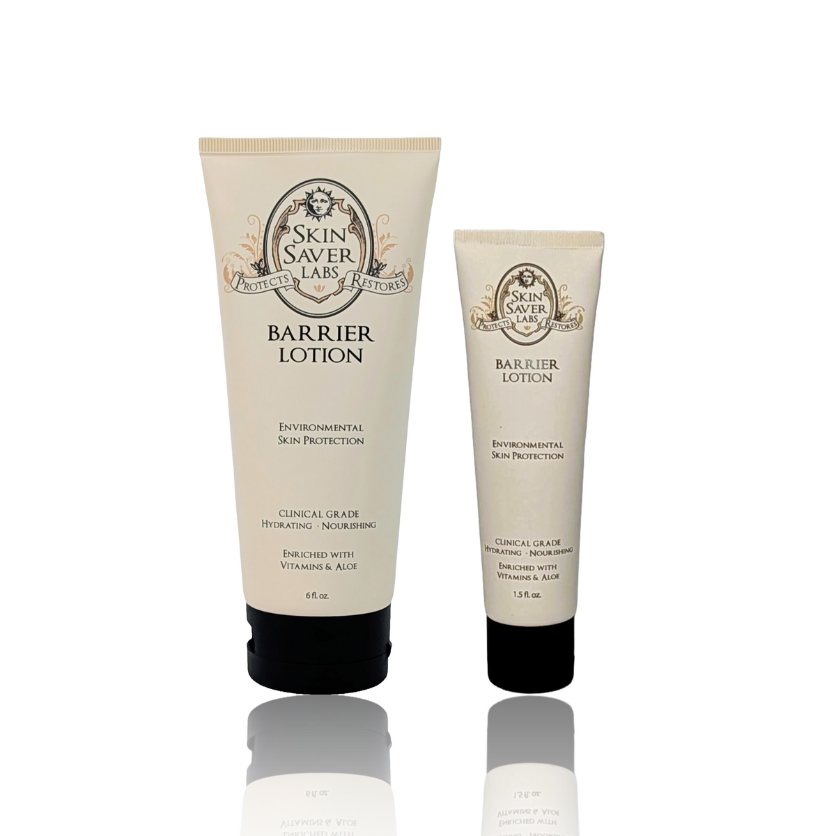 BARRIER LOTION - Starter Kit, 6oz Tube & 1.5oz Tube