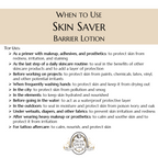 SKIN SAVER - BARRIER LOTION - 1.5 oz Tube